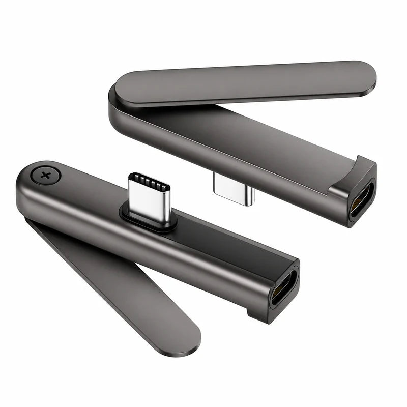 240W USB-C Foldable Stand Adapter — 2-in-1 Fast Charging & Phone Stand