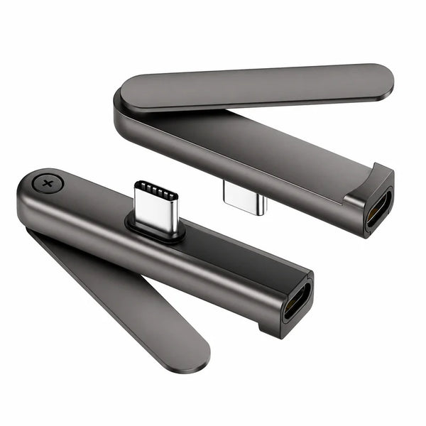 240W USB-C Foldable Stand Adapter — 2-in-1 Fast Charging & Phone Stand